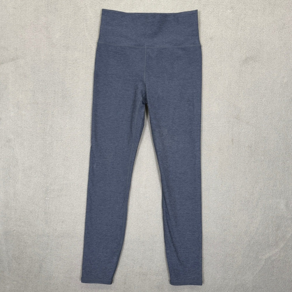 Vuori Clean Elevation Leggings Women S Blue Heather High Rise VW444 Yoga Pants